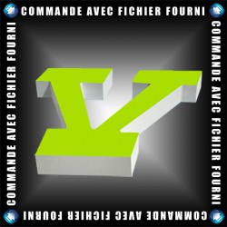 Lettres PVC 19mm - Upload