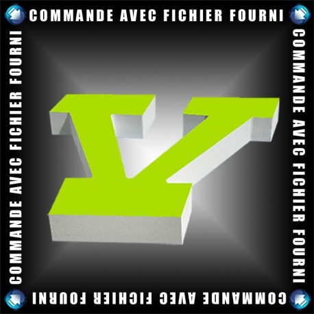 Lettres PVC 19mm - Upload