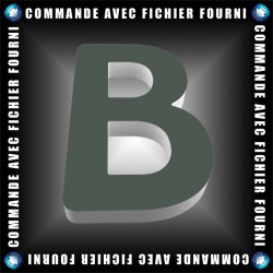 Lettres PVC 30mm - Upload