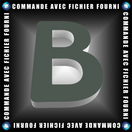 Lettres PVC 30mm - Upload