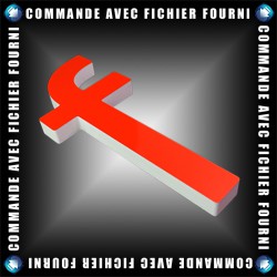 Lettres PVC 24mm - Upload