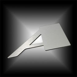 Lettres Alu brossé argent