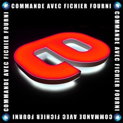 Lettres boîtiers rétroéclairage - Upload