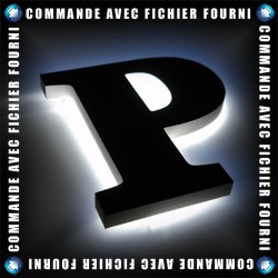 Lettres rétroéclairage - Upload
