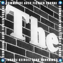 Lettres Bloc LED 3cm - Upload