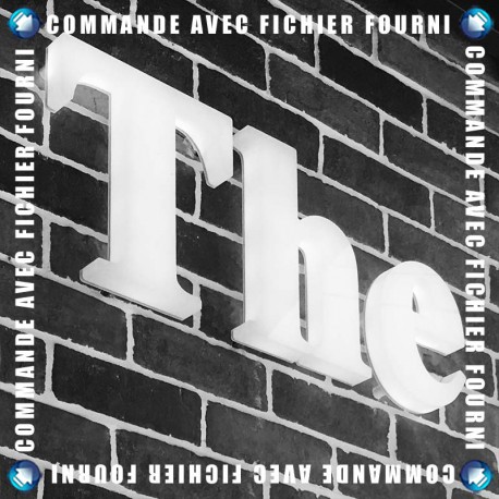 Lettres Bloc LED 3cm - Upload