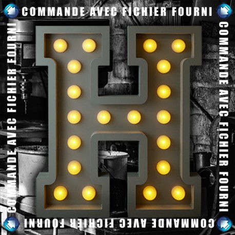 Lettres Vintage LED - Upload