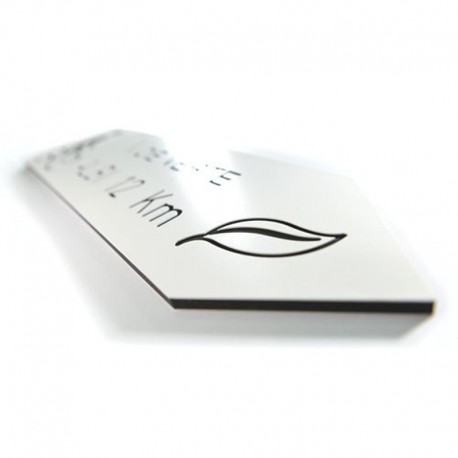 Flèche droite PVC 10mm