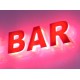 Enseigne BAR Bloc LED