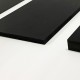 Panneau PVC noir 10mm vierge