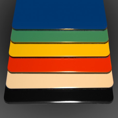 Panneau Alu couleur brillant et mat 3mm 1M50x3M05
