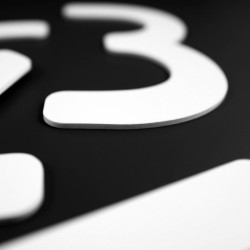 Découpe de lettre PVC 3mm