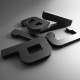Découpe de lettres PVC Noir 19mm
