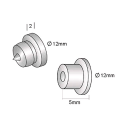 entretoise 7mm blanche