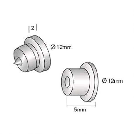 entretoise 7mm blanche