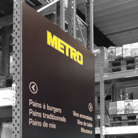 Panneau PVC 3mm Texte Adhésif